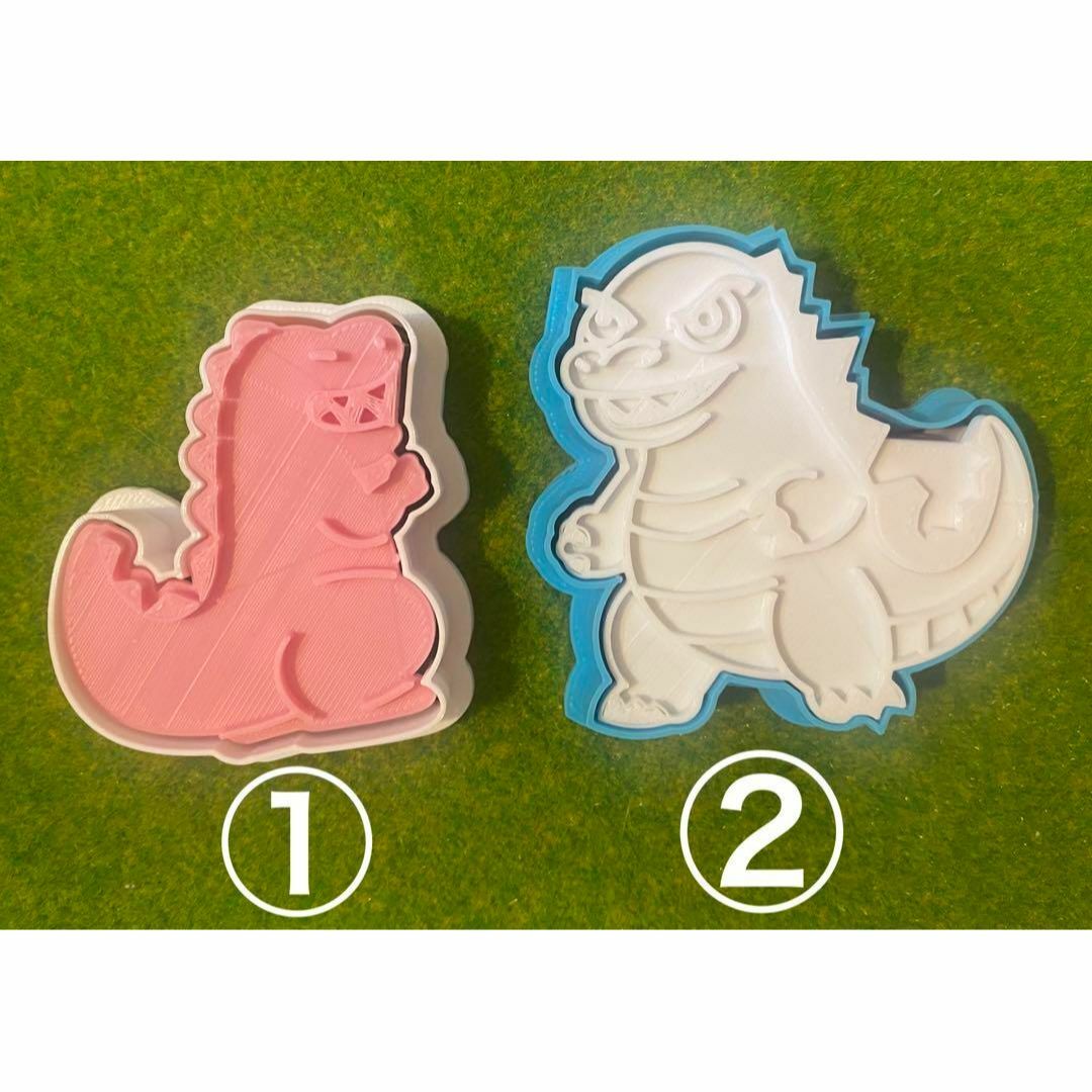 怪獣②恐竜スタンプクッキー型 ゴジラGODZILLAの通販 by か 怪獣②恐竜スタンプクッキー型 ゴジラGODZILLAの通販 by か