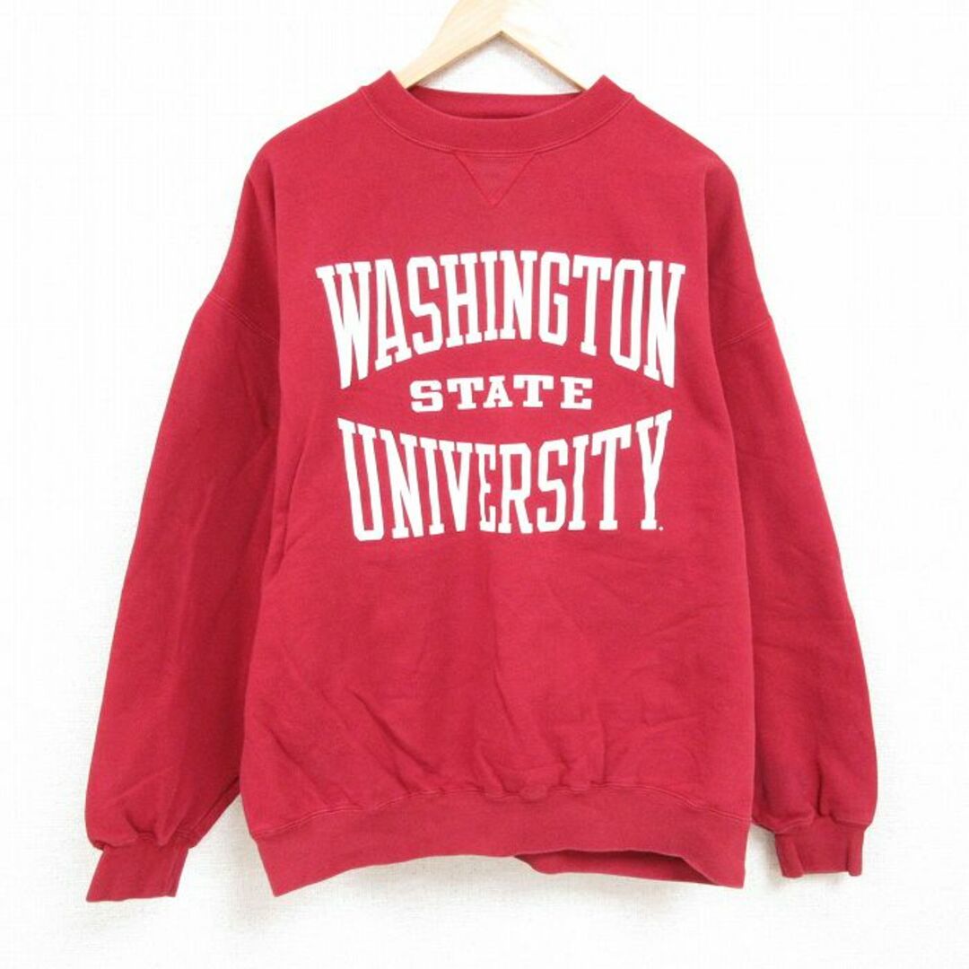 XL☆古着 長袖 スウェット メンズ 90年代 90s ワシントン 大学 XL☆古着 長袖 スウェット メンズ 90年代 90s ワシントン 大学