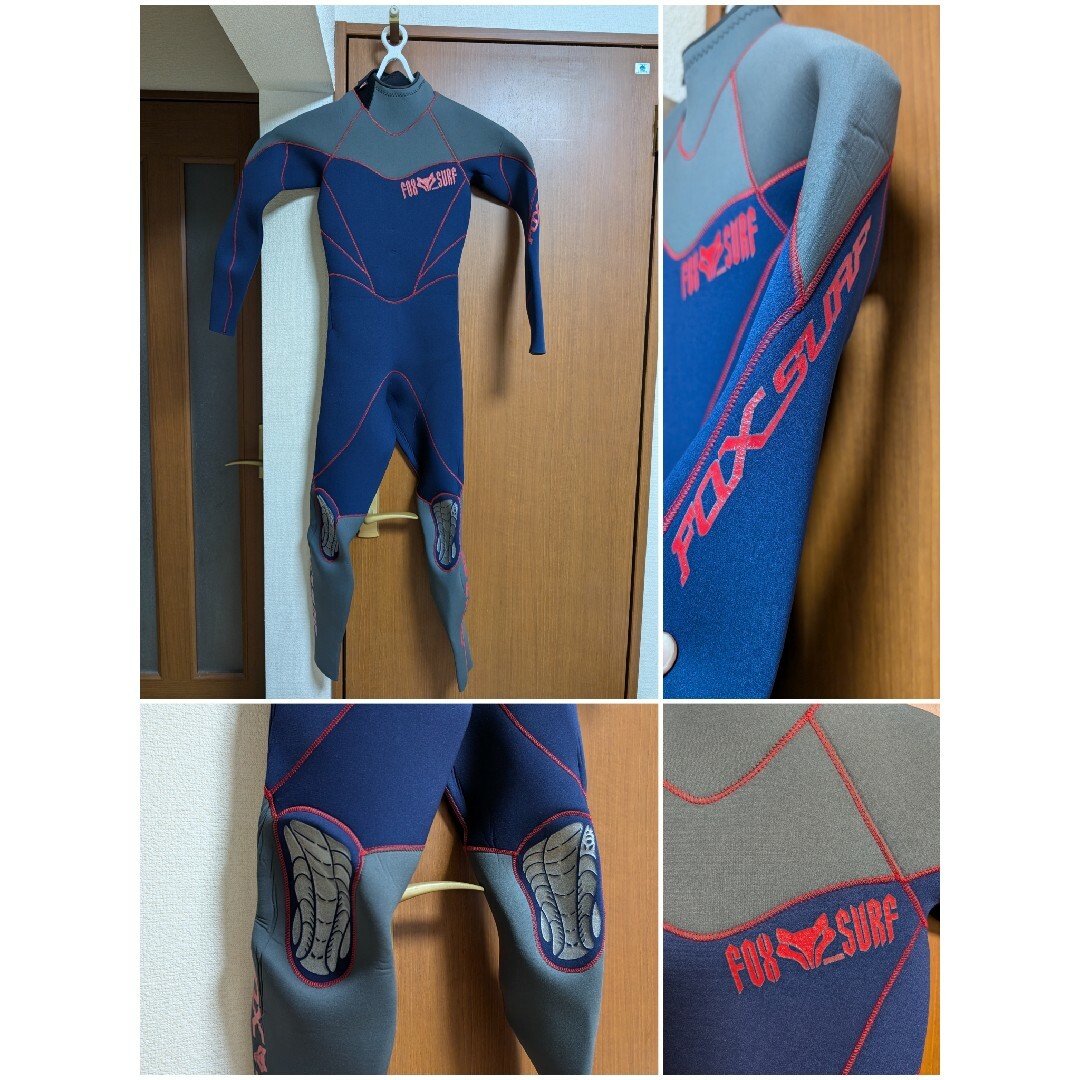 FOX SURF(フォックス サーフ) 3mm フルスーツ メンズ M相当 FOX SURF(フォックス サーフ) 3mm フルスーツ メンズ M相当