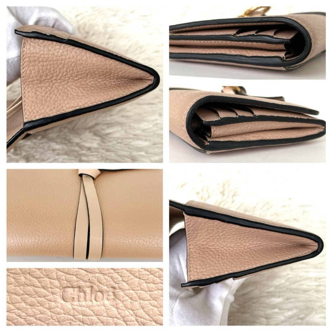 美品☆Chloe クロエ 長財布 フラップ付き ロングウォレット 美品☆Chloe クロエ 長財布 フラップ付き ロングウォレット