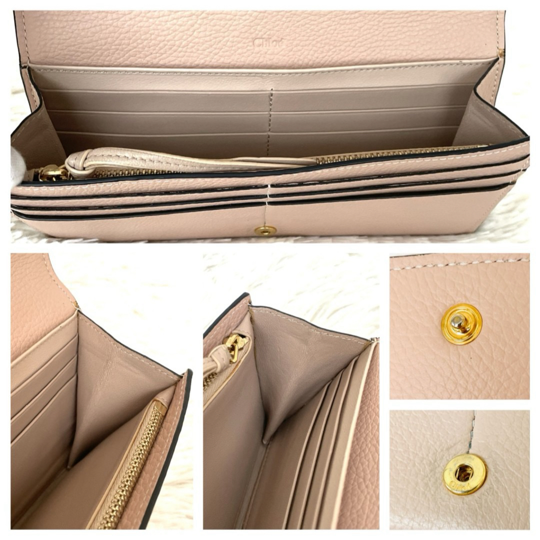 美品☆Chloe クロエ 長財布 フラップ付き ロングウォレット 美品☆Chloe クロエ 長財布 フラップ付き ロングウォレット