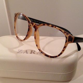 ザラ(ZARA)のZARA  レオパード柄伊達めがね♡(サングラス/メガネ)