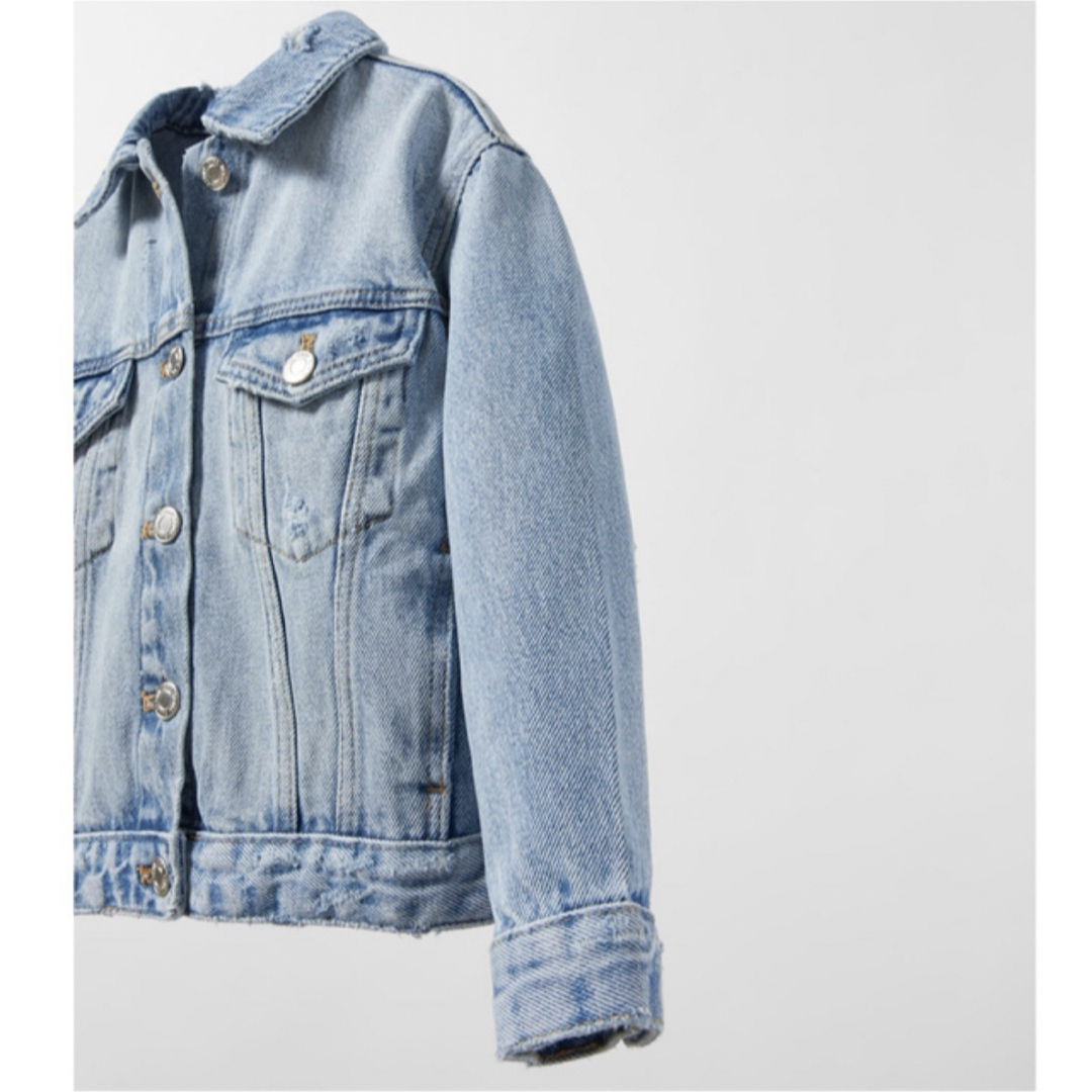 ZARA - 新品 ZARA ザラ キッズ デニムジャケット ライトブルー ZARA - 新品 ZARA ザラ キッズ デニムジャケット ライトブルー