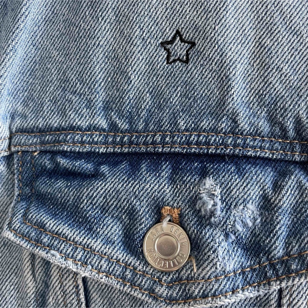 ZARA - 新品 ZARA ザラ キッズ デニムジャケット ライトブルー ZARA - 新品 ZARA ザラ キッズ デニムジャケット ライトブルー