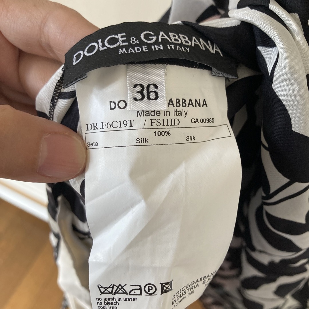 DOLCE&GABBANA - Dolce&Gabbana シルク100%ワンピース の通販 by DOLCE&GABBANA - Dolce&Gabbana シルク100%ワンピース の通販 by