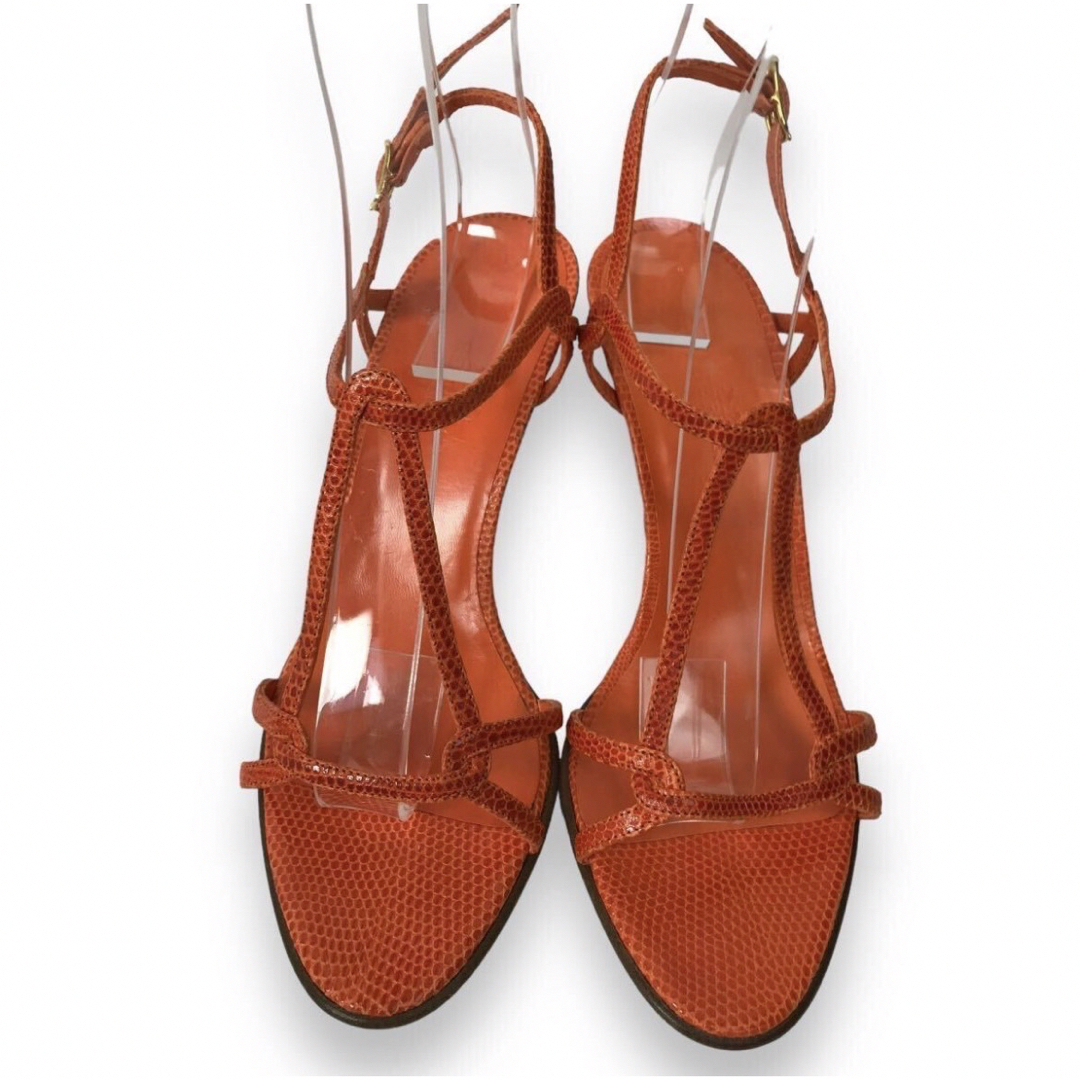HERMES - HERMES エルメス リザードレザーストラップサンダル HERMES - HERMES エルメス リザードレザーストラップサンダル