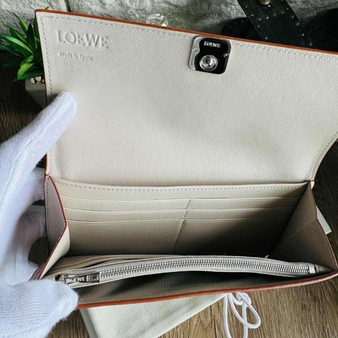 LOEWE - ◇ロエベ◇アナグラム コンチネンタルウォレット ライト LOEWE - ◇ロエベ◇アナグラム コンチネンタルウォレット ライト