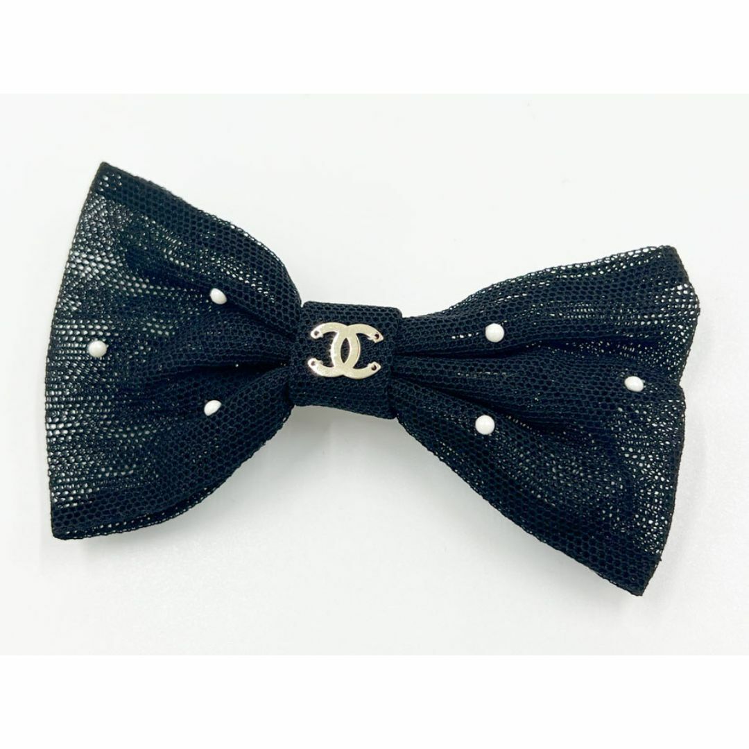 CHANEL - CHANEL シャネル バレッタ ヘアクリップ 髪留め リボン CHANEL - CHANEL シャネル バレッタ ヘアクリップ 髪留め リボン