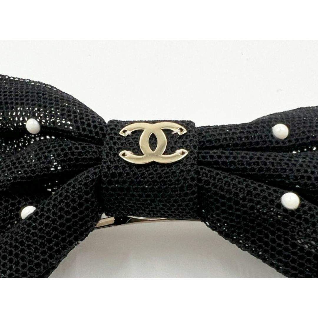 CHANEL - CHANEL シャネル バレッタ ヘアクリップ 髪留め リボン CHANEL - CHANEL シャネル バレッタ ヘアクリップ 髪留め リボン