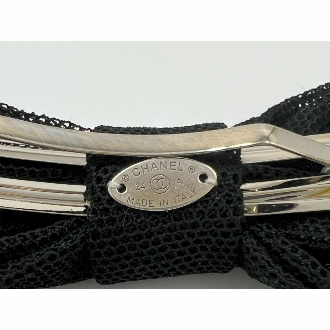 CHANEL - CHANEL シャネル バレッタ ヘアクリップ 髪留め リボン CHANEL - CHANEL シャネル バレッタ ヘアクリップ 髪留め リボン