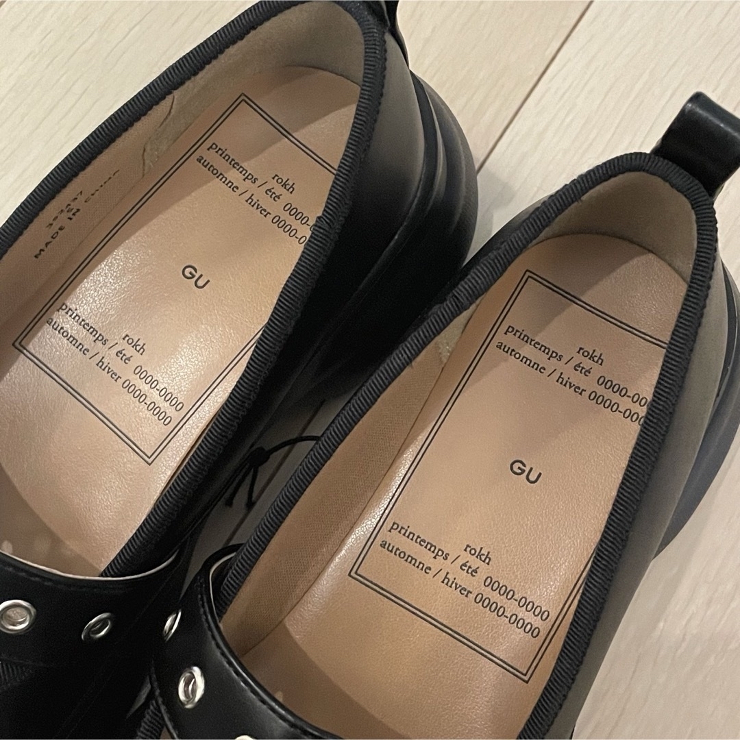 GU - 【新品】GU メリージェーンシューズ【S】by rokh コラボの GU - 【新品】GU メリージェーンシューズ【S】by rokh コラボの