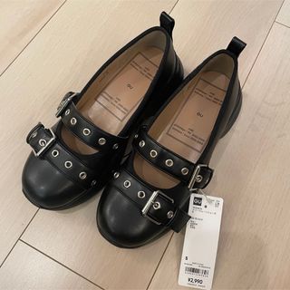 GU - 【新品】GU メリージェーンシューズ【S】by rokh コラボの GU - 【新品】GU メリージェーンシューズ【S】by rokh コラボの