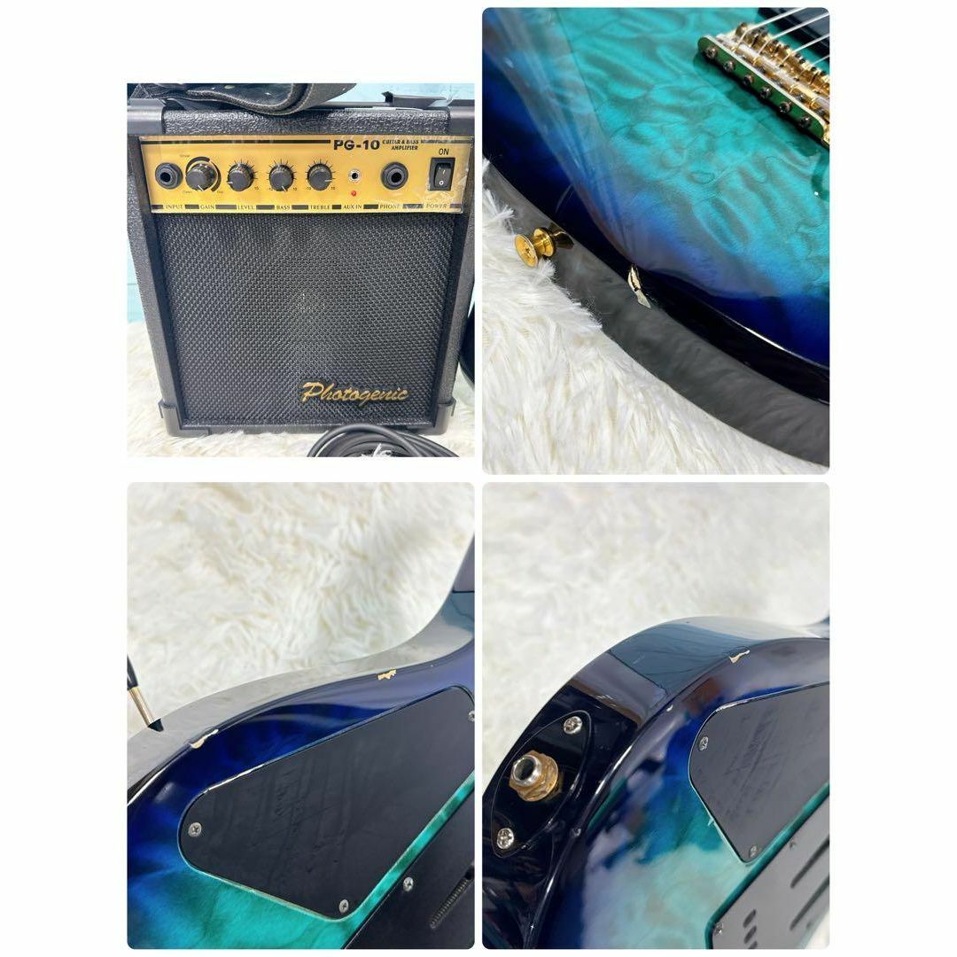 FERNANDES FGZ ギターアンプ付き初心者セット キルトメイプル FERNANDES FGZ ギターアンプ付き初心者セット キルトメイプル