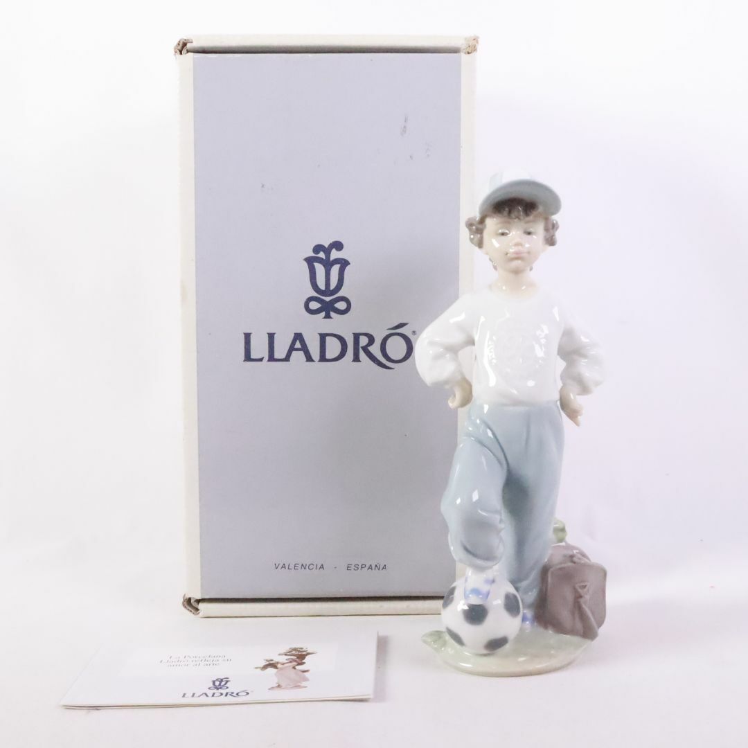 LLADRO - LLADRO リヤドロ サッカー少年 No7605 男の子 陶器人形 LLADRO - LLADRO リヤドロ サッカー少年 No7605 男の子 陶器人形