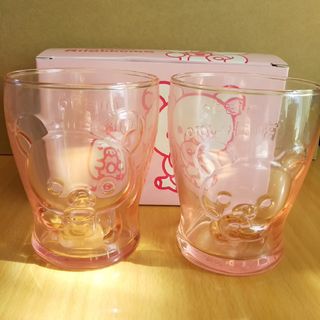 リラックマ(リラックマ)のミスド  リラックマ  ガラスコップ(グラス/カップ)