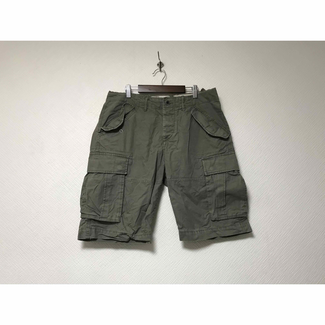 H&M - 本物エイチアンドエムH&Mコットンカーゴショートハーフ H&M - 本物エイチアンドエムH&Mコットンカーゴショートハーフ