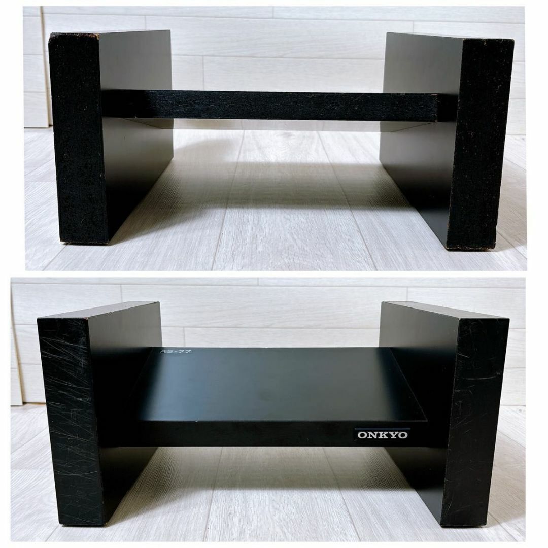 ONKYO - ONKYO オンキョー AS-77 スピーカースタンド ペア 木製 ONKYO - ONKYO オンキョー AS-77 スピーカースタンド ペア 木製