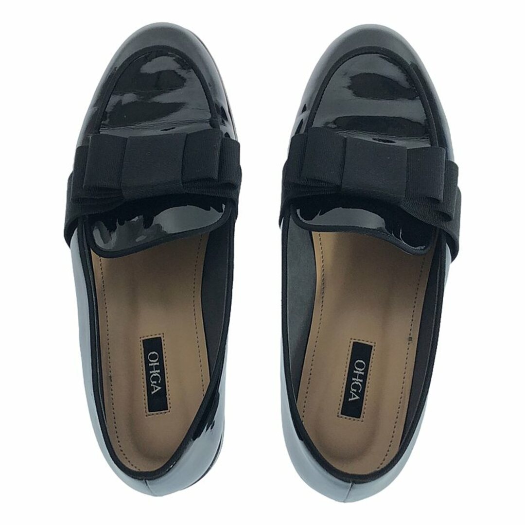 美品】 OHGA / オーガ | RIBON LOAFER エナメル リボン 美品】 OHGA / オーガ | RIBON LOAFER エナメル リボン