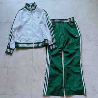 adidas - アディダス セットアップ ナイロンジャケット パンツ adidas - アディダス セットアップ ナイロンジャケット パンツ