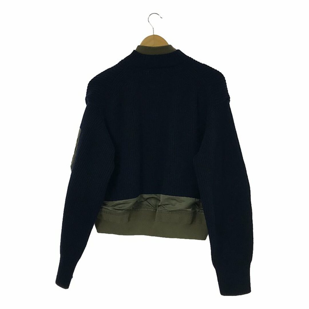 sacai - sacai / サカイ | 異素材 MA-1 ニット ドッキング sacai - sacai / サカイ | 異素材 MA-1 ニット ドッキング