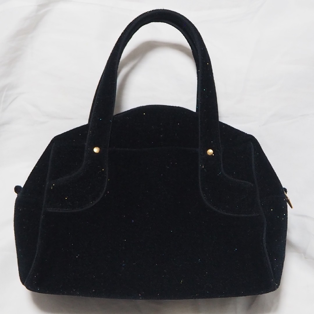 美品 FEILER フェイラー ハンドバッグ ラメ ブラック 希少 美品 FEILER フェイラー ハンドバッグ ラメ ブラック 希少
