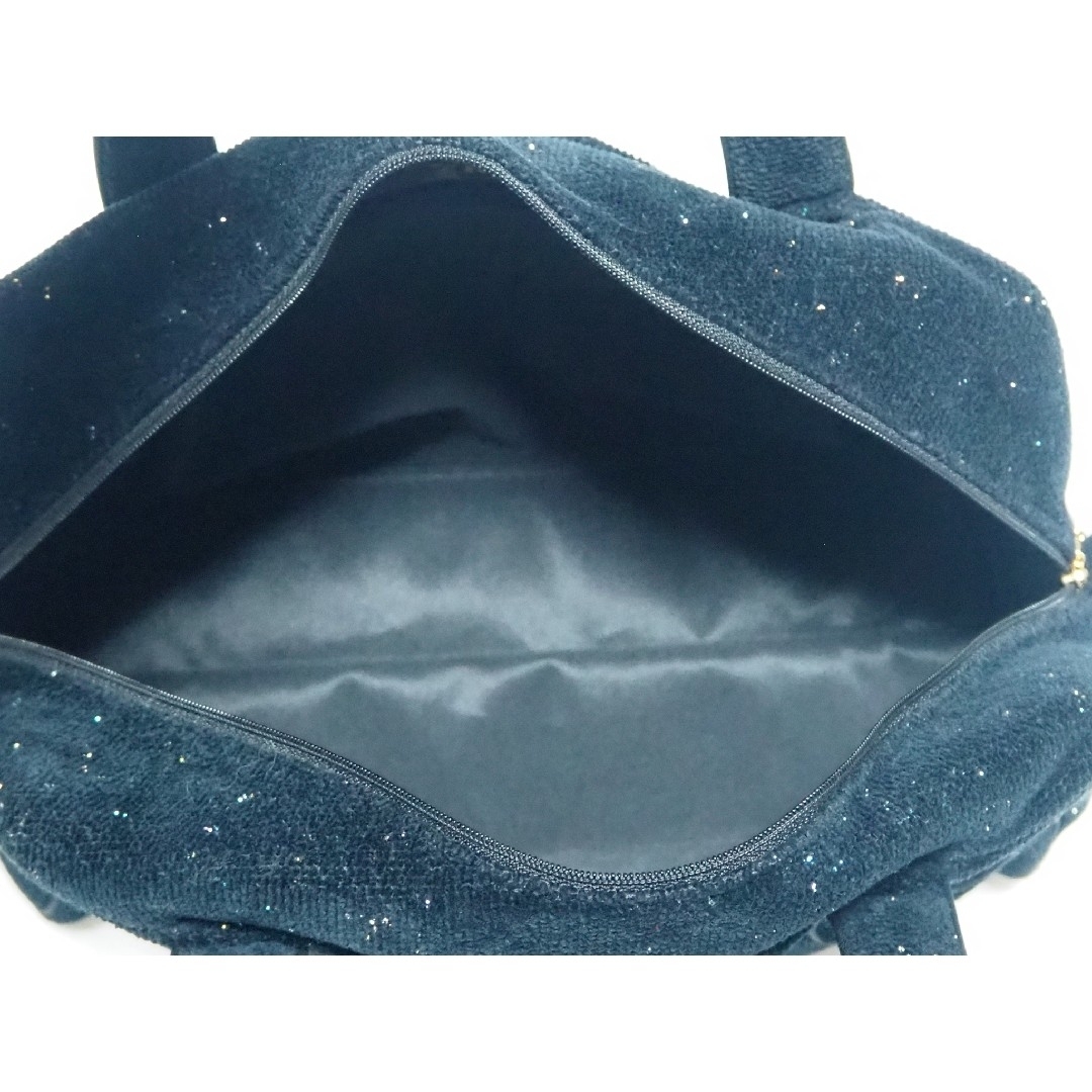 美品 FEILER フェイラー ハンドバッグ ラメ ブラック 希少 美品 FEILER フェイラー ハンドバッグ ラメ ブラック 希少