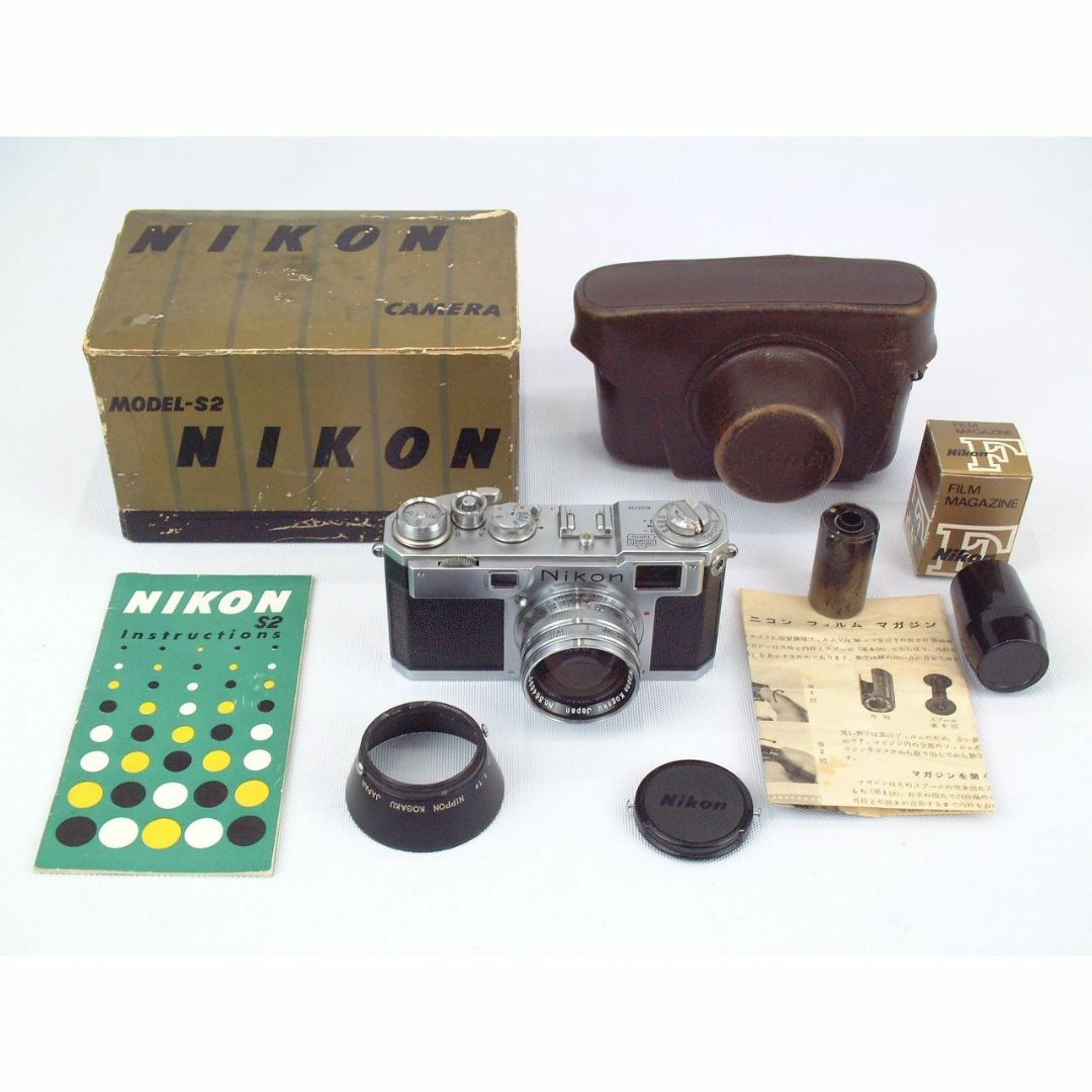 Nikon - Nikon S2 + 5cm F1.4 元箱/オリジナル取説他付 の通販 Nikon - Nikon S2 + 5cm F1.4 元箱/オリジナル取説他付 の通販