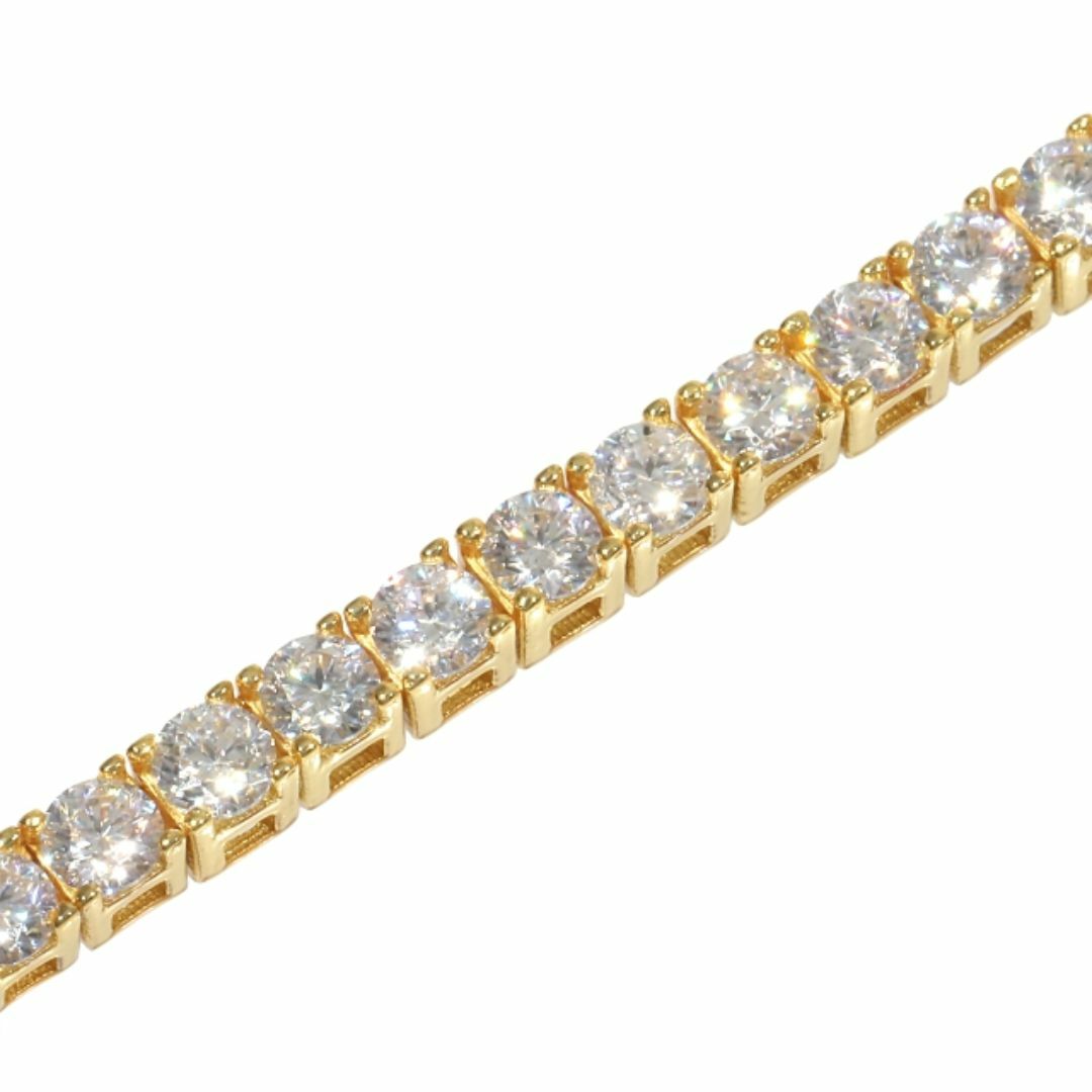 モアサナイト 2.5mm×18cm ブレスレット テニスブレスレット モアサナイト 2.5mm×18cm ブレスレット テニスブレスレット