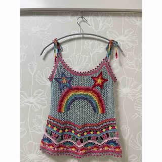 HYSTERIC GLAMOUR - HYSTERICGLAMOURかぎ編みニットビスチェの HYSTERIC GLAMOUR - HYSTERICGLAMOURかぎ編みニットビスチェの