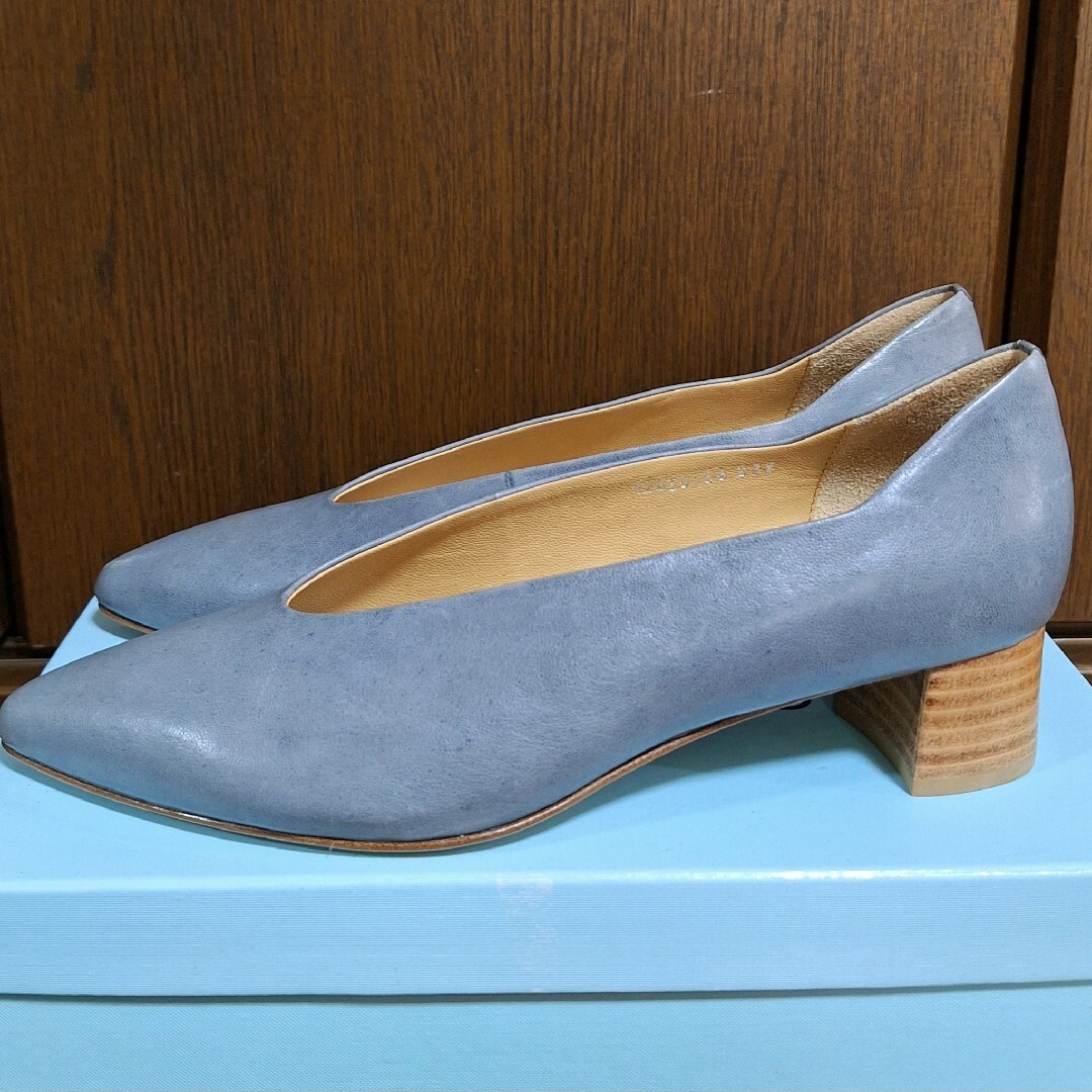 COACH ウェッジヒール オープントゥパンプス 羊革 茶 使用浅 美 COACH ウェッジヒール オープントゥパンプス 羊革 茶 使用浅 美