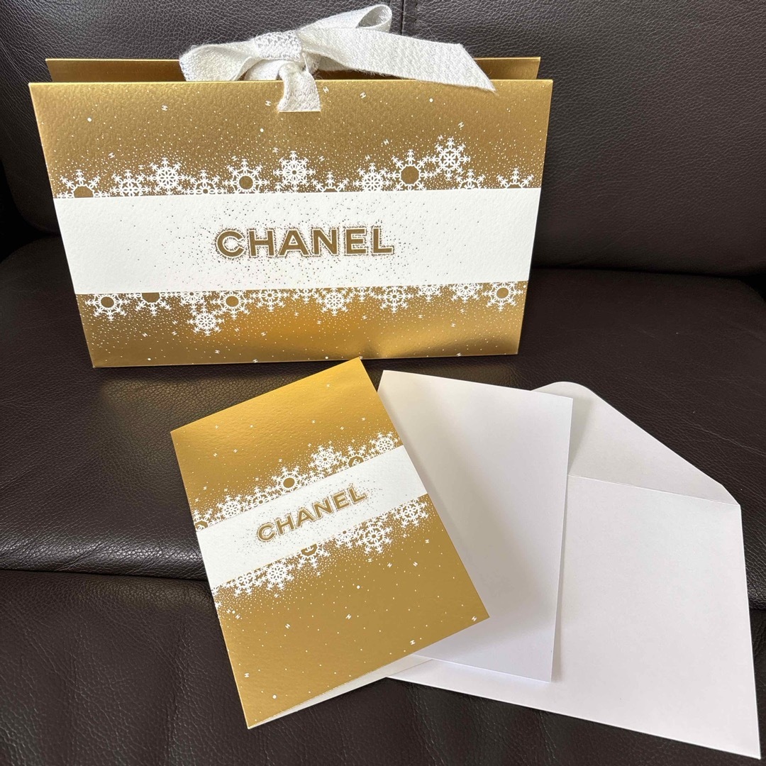 CHANEL - CHANEL シャネル 2024クリスマス ギフトカード CHANEL - CHANEL シャネル 2024クリスマス ギフトカード