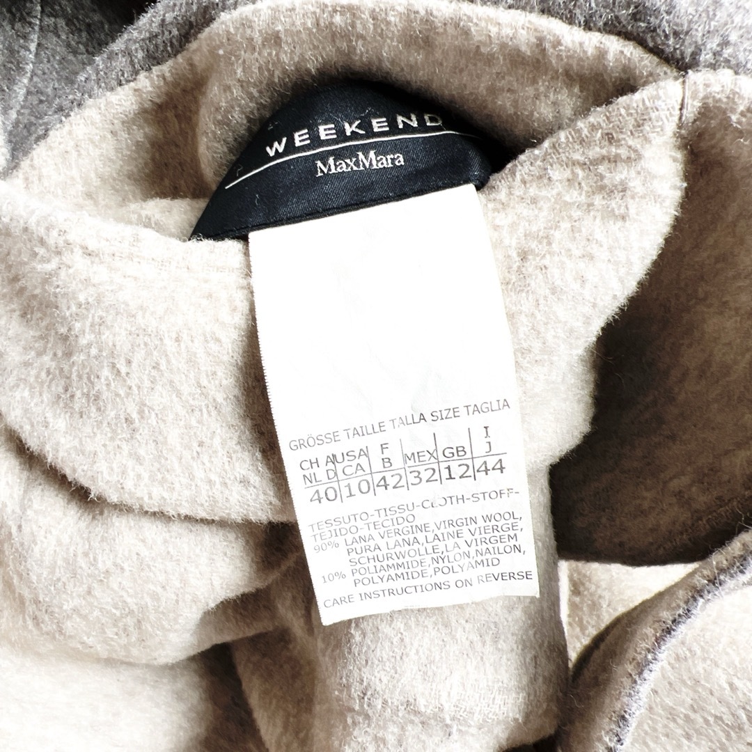 美品 Maxmará weekend ダブルフェイス リバーシブル コート 美品 Maxmará weekend ダブルフェイス リバーシブル コート