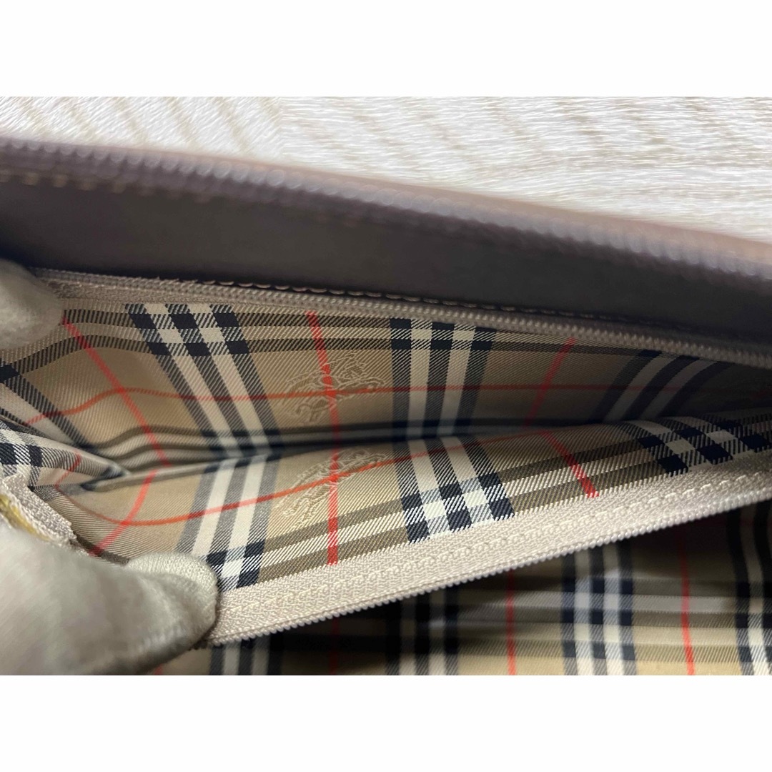 ☆バーバリー☆ハンドバッグ☆筒型☆レザー☆ノバチェック ☆バーバリー☆ハンドバッグ☆筒型☆レザー☆ノバチェック