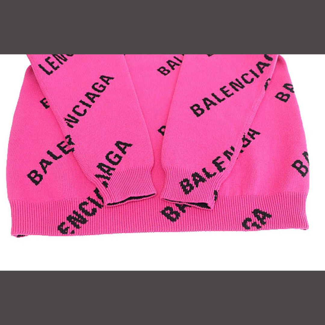BALENCIAGA - バレンシアガ 21AW ロゴ オーバーサイズ ニット BALENCIAGA - バレンシアガ 21AW ロゴ オーバーサイズ ニット