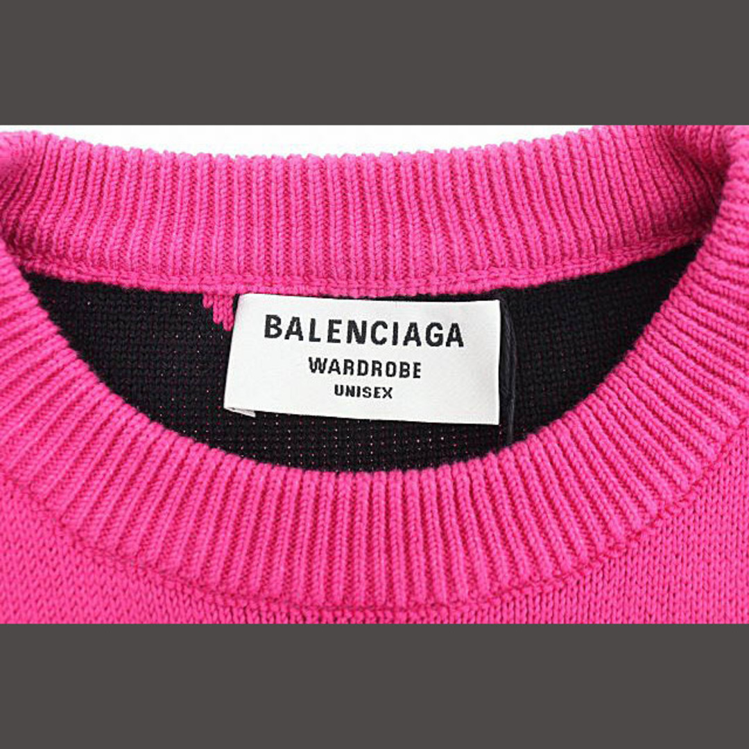 BALENCIAGA - バレンシアガ 21AW ロゴ オーバーサイズ ニット BALENCIAGA - バレンシアガ 21AW ロゴ オーバーサイズ ニット