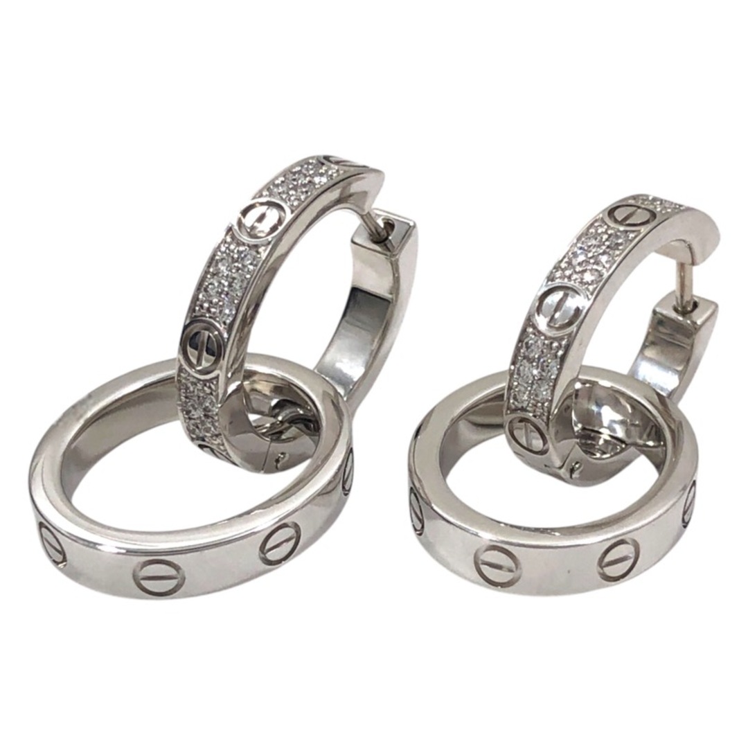 Cartier - 　カルティエ Cartier Loveイヤリング パヴェダイヤ N8515242 750WG ジュエリー