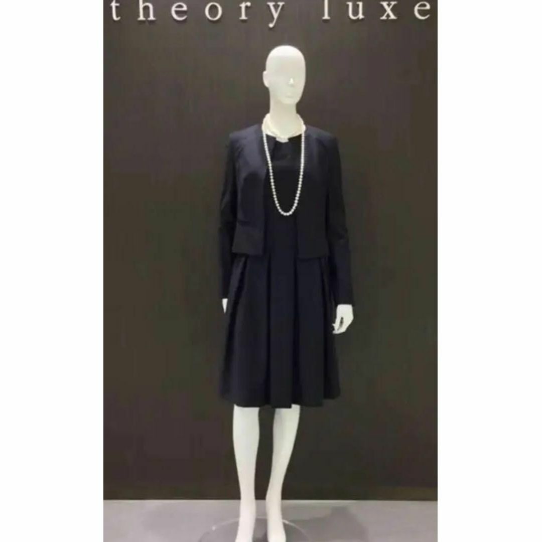 セオリーリュクス*EXECUTIVE 濃紺ワンピース セレモニー 受験 36 セオリーリュクス*EXECUTIVE 濃紺ワンピース セレモニー 受験 36