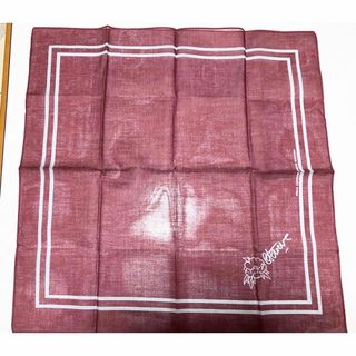 ポーラ(POLA)のPOLA   ポーラ  ハンカチ  ボルドーカラー（非売品）(ハンカチ)