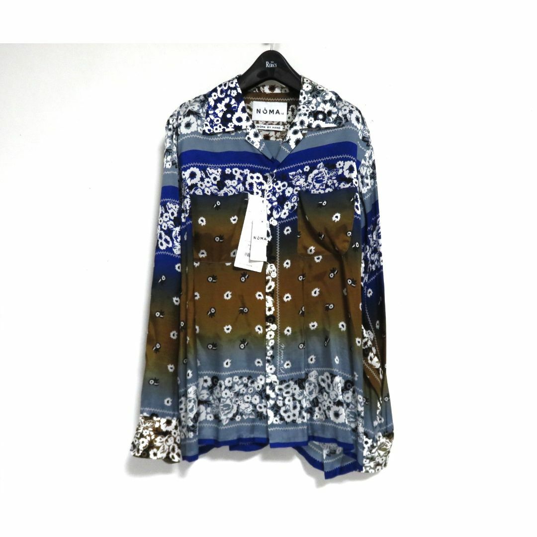 NOMA t.d. - 定価3.8万 新品 NOMA t.d. バンダナ 開襟 キュプラ シャツ 2