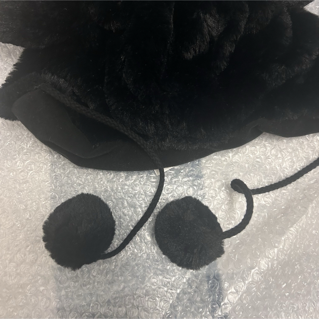 Disney - ディズニー ミニーちゃん 黒水玉リボン ファンキャップ Disney - ディズニー ミニーちゃん 黒水玉リボン ファンキャップ