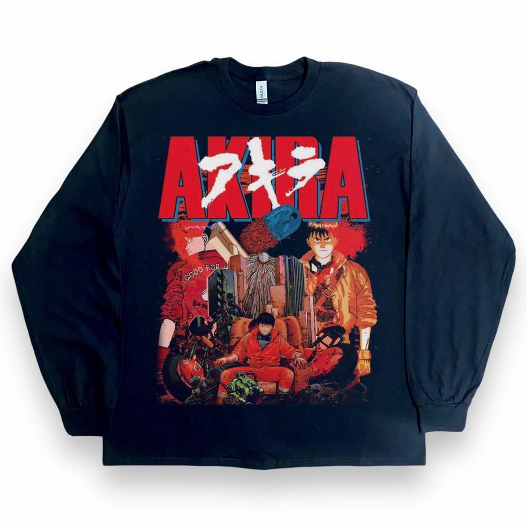 AKIRA アキラ ロンT 長袖 ブラック vintageの通販 by yutete AKIRA アキラ ロンT 長袖 ブラック vintageの通販 by yutete