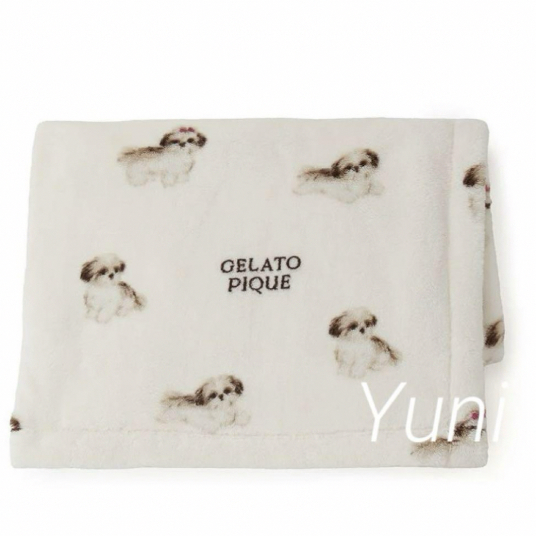 gelato pique - 正規品♡【Sleep】シーズー柄 プリント毛布 gelato pique - 正規品♡【Sleep】シーズー柄 プリント毛布