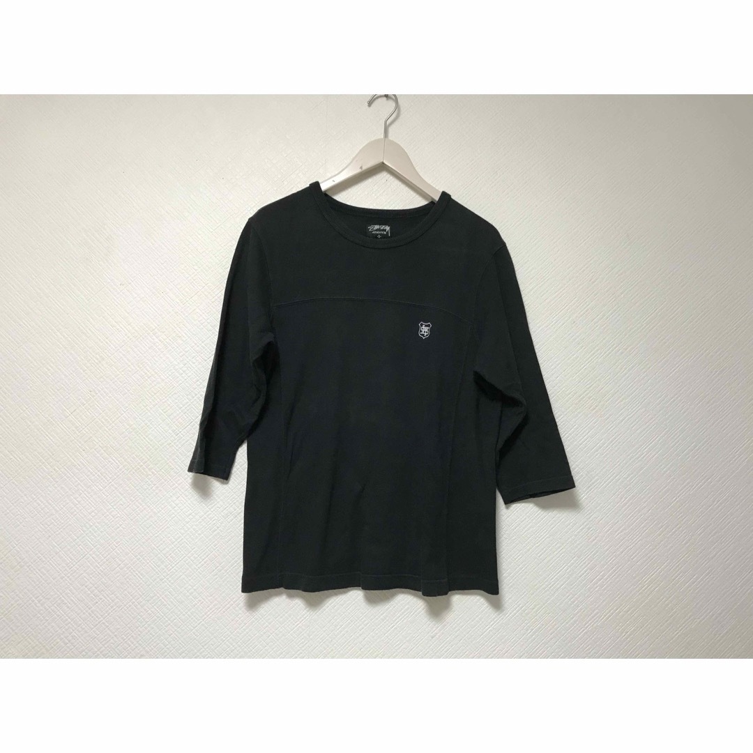 STUSSY - 本物ステューシーSTUSSYコットンロゴ刺繍7分丈長袖ロン STUSSY - 本物ステューシーSTUSSYコットンロゴ刺繍7分丈長袖ロン