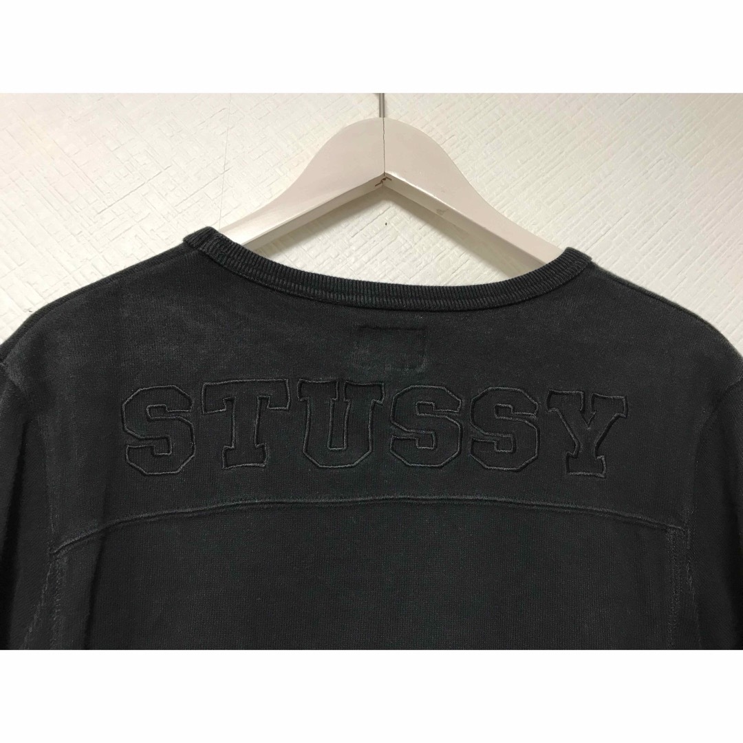 STUSSY - 本物ステューシーSTUSSYコットンロゴ刺繍7分丈長袖ロン STUSSY - 本物ステューシーSTUSSYコットンロゴ刺繍7分丈長袖ロン
