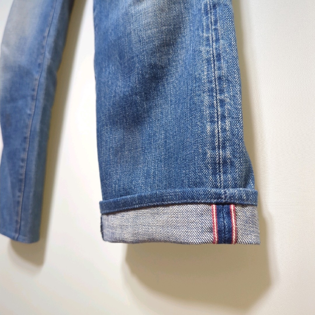 HELMUT LANG - ☆USA製 HELMUT LANG USED加工 ペンキ 赤耳 HELMUT LANG - ☆USA製 HELMUT LANG USED加工 ペンキ 赤耳