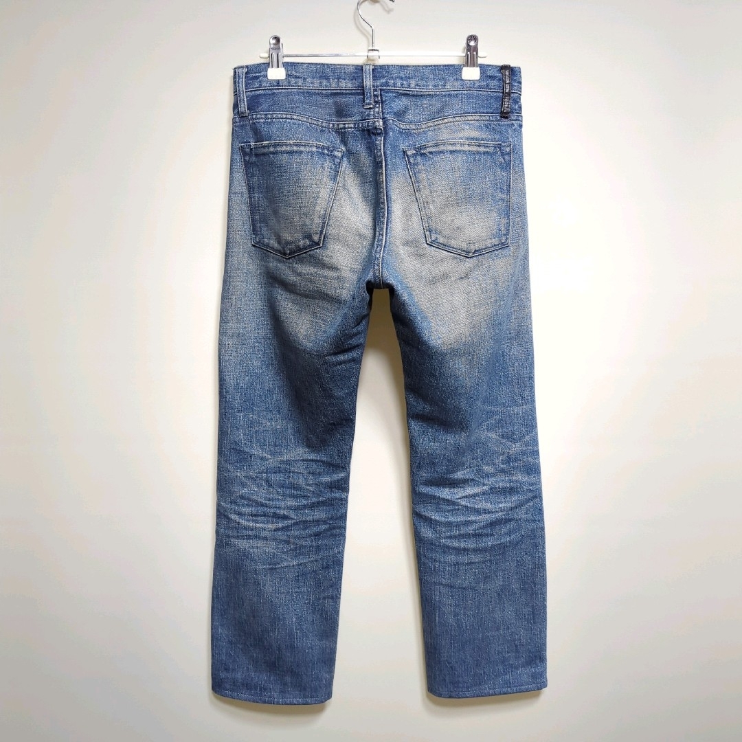 HELMUT LANG - ☆USA製 HELMUT LANG USED加工 ペンキ 赤耳 HELMUT LANG - ☆USA製 HELMUT LANG USED加工 ペンキ 赤耳