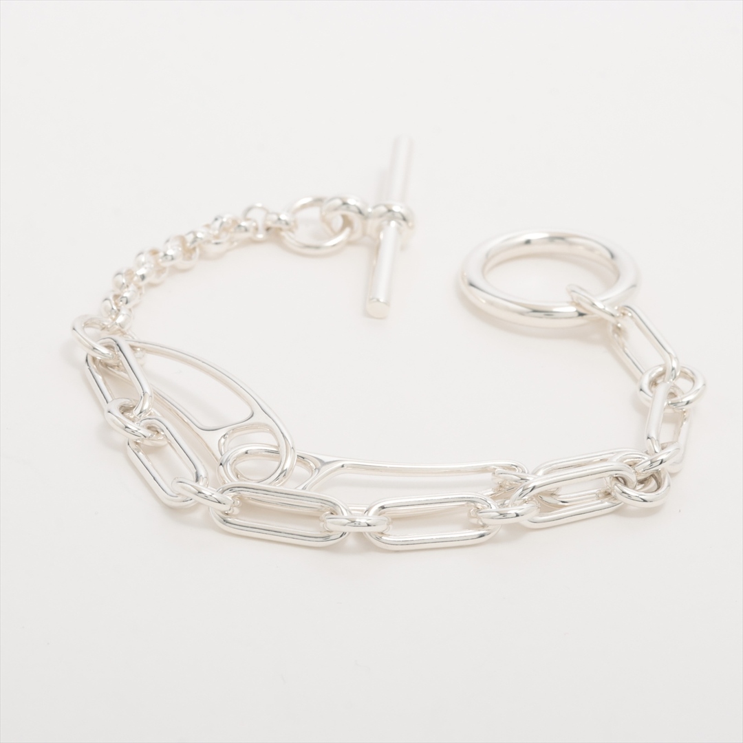 HERMES - エルメス シェーヌダンクル パンク 925 XS シルバー レディース そ