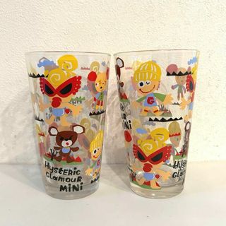 ヒステリックミニ ガラスコップ タンブラー　2個セット(グラス/カップ)