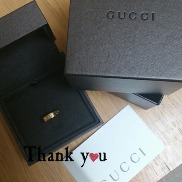 Gucci(グッチ)のGUCCI 18Kｺﾞｰﾙﾄﾞ指輪 レディースのアクセサリー(リング(指輪))の商品写真