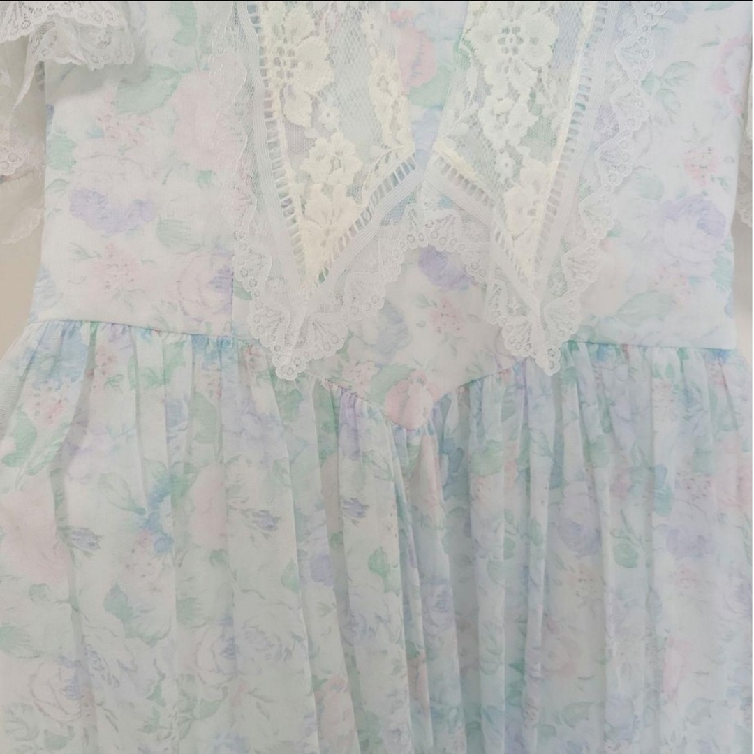 GUNNE SAX ガニーサックス ヴィンテージ ワンピース セーラー襟 花柄 GUNNE SAX ガニーサックス ヴィンテージ ワンピース セーラー襟 花柄